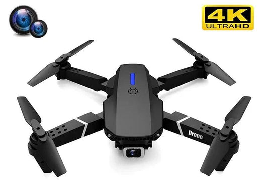 E88 Pro Foldable Quadcopter Drone - WIFI FPV, HD 4K Camera, Altitude Hold