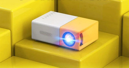 "Mini Projector – 1080P Full HD Support, Portable LED Projector, 4K Video Playback, Multiple Connectivity Options "